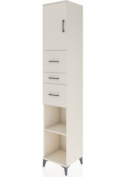 Hyperion Dolap 3 Raflı 3 Çekmeceli Tek Kapaklı 44X44X243 Aytaşı-Aytaşı modelleri