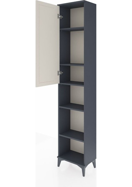 Arges Dolap 5 Raflı Tek Kapaklı 44X30X221 Antrasit-Aytaşı fırsatları