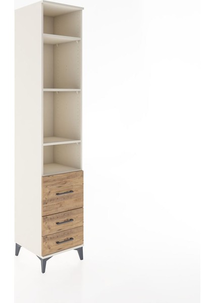 Hyperion Dolap 4 Raflı 3 Çekmeceli 44X44X221 Aytaşı-Çam fiyatları