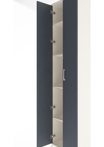 Arges Dolap 4 Raflı 2 Kapaklı 60X30X243 Aytaşı-Antrasit indirimleri