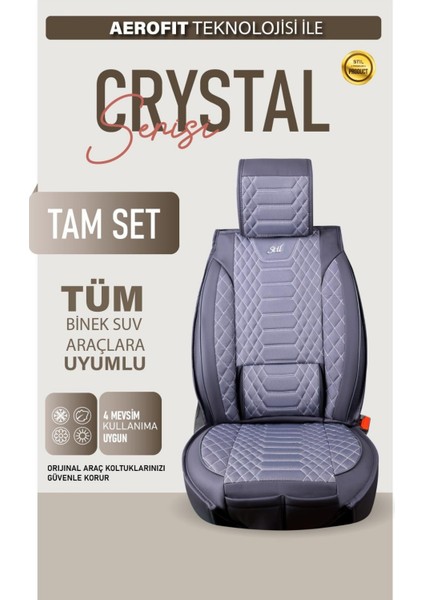 Fiat Freemont Deri Oto Koltuk Kılıfı Ön Arka Takım Füme Royal Serisi Scr modelleri