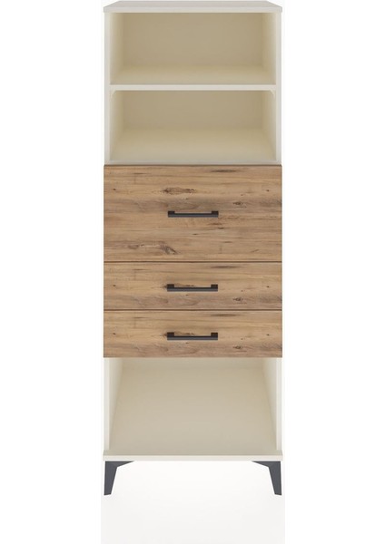 Hyperion Dolap 2 Raflı 3 Çekmeceli 60X44X163 Aytaşı-Çam