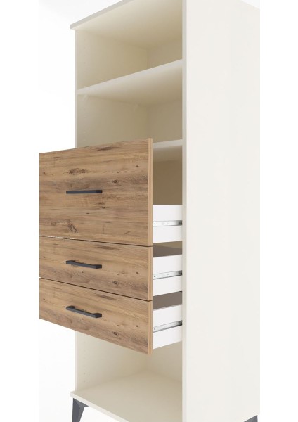 Hyperion Dolap 2 Raflı 3 Çekmeceli 60X44X163 Aytaşı-Çam indirimleri