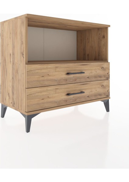 Hyperion Şifonyer Tek Raflı 2 Çekmeceli 88X44X80 Çam-Çam fiyatları