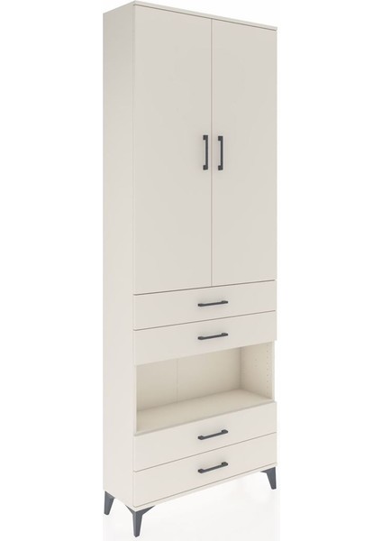 Arges Dolap 5 Raflı 4 Çekmeceli 2 Kapaklı 88X30X243 Aytaşı-Aytaşı fiyatları