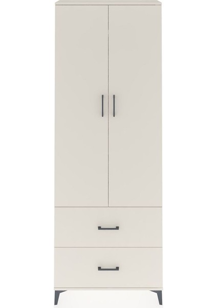 Arges Dolap 4 Raflı 2 Çekmeceli 2 Kapaklı 88X30X243 Aytaşı-Aytaşı