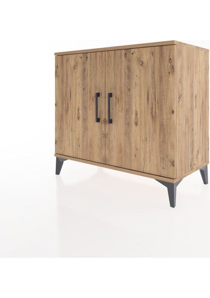 Hyperion Şifonyer Tek Raflı 2 Kapaklı 88X44X80 Çam-Çam modelleri