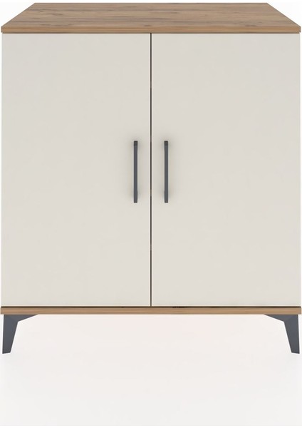 Hyperion Şifonyer 4 Raflı 2 Kapaklı 88X44X96 Çam-Aytaşı