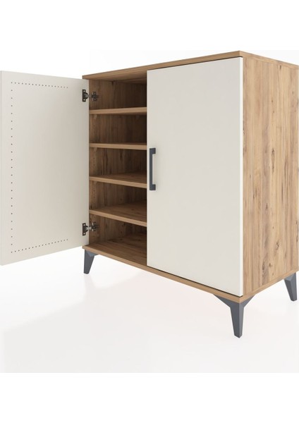 Hyperion Şifonyer 4 Raflı 2 Kapaklı 88X44X96 Çam-Aytaşı fırsatları