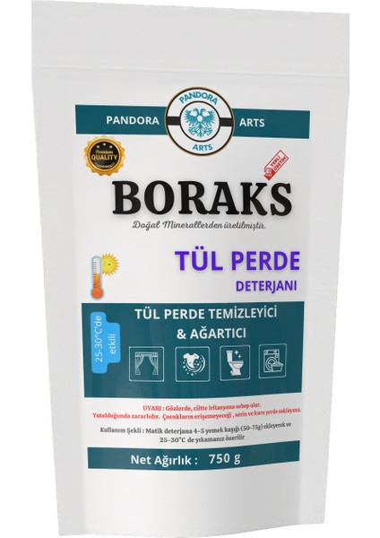 Boraks Doğal Deterjan Toz 750G