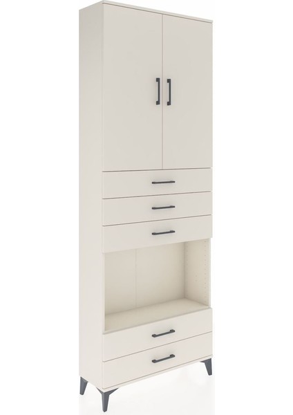 Arges Dolap 4 Raflı 5 Çekmeceli 2 Kapaklı 88X30X243 Aytaşı-Aytaşı fiyatları