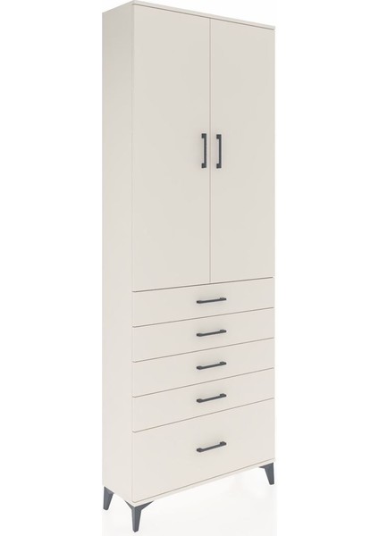 Arges Dolap 4 Raflı 5 Çekmeceli 2 Kapaklı 88X30X243 Aytaşı-Aytaşı fiyatları