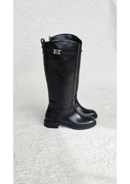 Melinta Tokalı Fermuarsız Binici Çizme modelleri