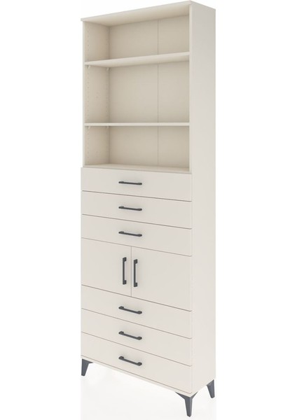 Arges Dolap 4 Raflı 6 Çekmeceli 2 Kapaklı 88X30X243 Aytaşı-Aytaşı modelleri