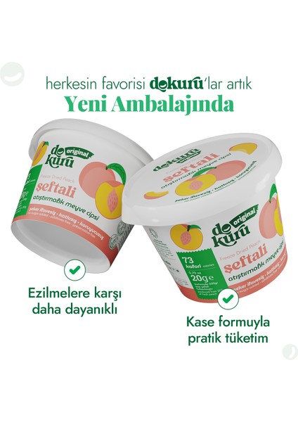 Original Şeftali Atıştırmalık Meyve Cipsi - Dondurularak Kurutulmuş Şeftali - Freeze Dried Şeftali fiyatları