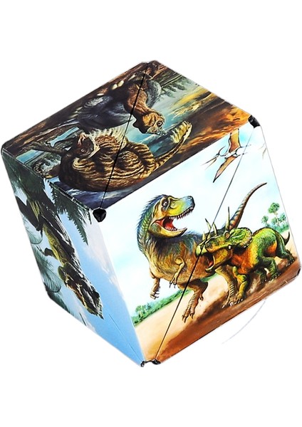 Yıldız Yüz Değişim 2'si 1 Arada Rubik Küp 3D Stereoskopik Sınır Ötesi Çocuk Bulmaca Dekompresyon Oyuncakları (Yurt Dışından)