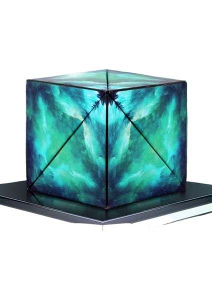 Yıldız Yüz Değişim 2'si 1 Arada Rubik Küp 3D Stereoskopik Sınır Ötesi Çocuk Bulmaca Dekompresyon Oyuncakları (Yurt Dışından)