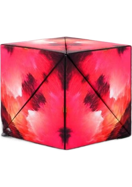 Yıldız Yüz Değişim 2'si 1 Arada Rubik Küp 3D Stereoskopik Sınır Ötesi Çocuk Bulmaca Dekompresyon Oyuncakları (Yurt Dışından)