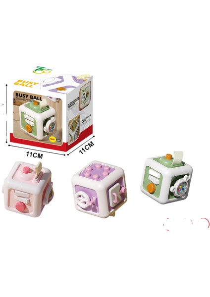 Bebek Oktahedron Meşgul Top Bebek Eğitici Oyuncaklar Bir Yaş Oyuncakları Montessori Erken Eğitim Çok Fonksiyonlu El Kavrama Topu (Yurt Dışından)