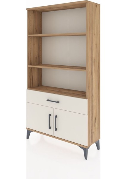 Arges Dolap 3 Raflı Tek Çekmeceli 2 Kapaklı 88X30X163 Çam-Aytaşı modelleri