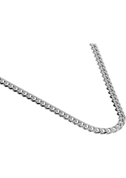 Erkek 4 mm Çelik Zincir Kolye