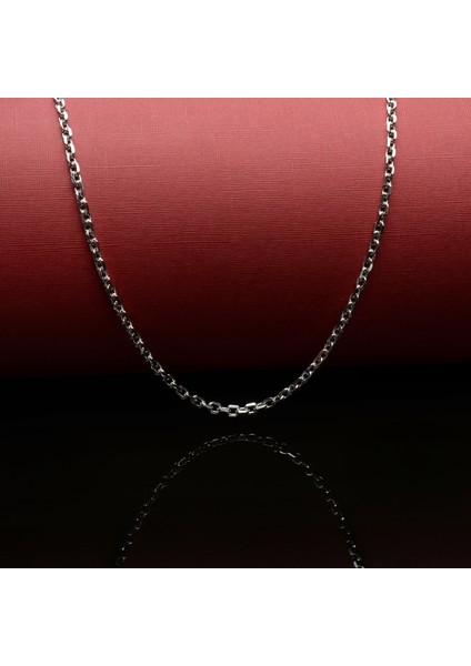 100 Mikron Rodyum Force Gümüş Zincir fiyatları