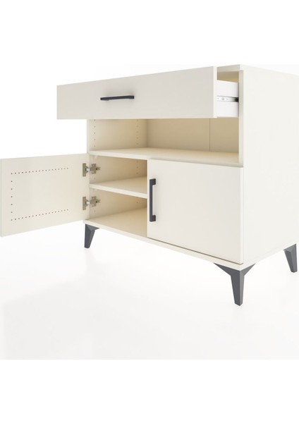 Hyperion Şifonyer 2 Raflı Tek Çekmeceli 2 Kapaklı 88X44X80 Aytaşı-Aytaşı fırsatları