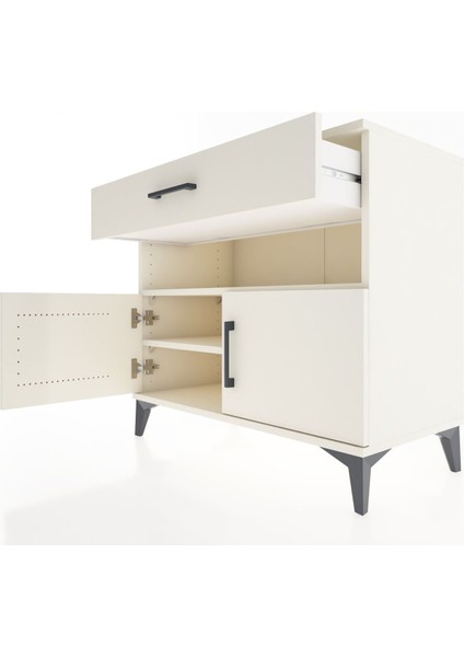 Hyperion Şifonyer 2 Raflı Tek Çekmeceli 2 Kapaklı 88X44X80 Aytaşı-Aytaşı indirimleri