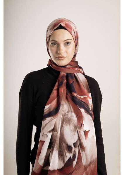 Desenli Pamuk İpek Şal Desen-3