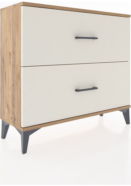 Arges Şifonyer 2 Çekmeceli 88X30X80 Çam-Aytaşı fiyatları