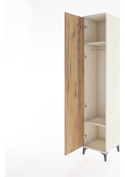 Hyperion Dolap 2 Raflı Tek Kapaklı Tek Askılı 44X44X221 Aytaşı-Çam fırsatları