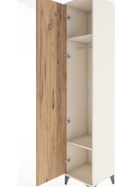 Hyperion Dolap 2 Raflı Tek Kapaklı Tek Askılı 44X44X221 Aytaşı-Çam indirimleri