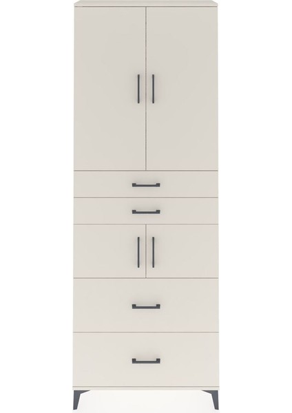 Arges Dolap 4 Raflı 4 Çekmeceli 4 Kapaklı 88X30X243 Aytaşı-Aytaşı