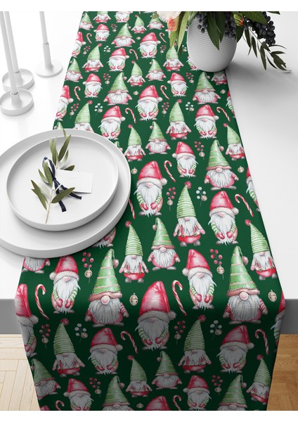 Yılbaşı Serisi 140X40 cm Dijital Baskılı Runner (Christmas Noel)