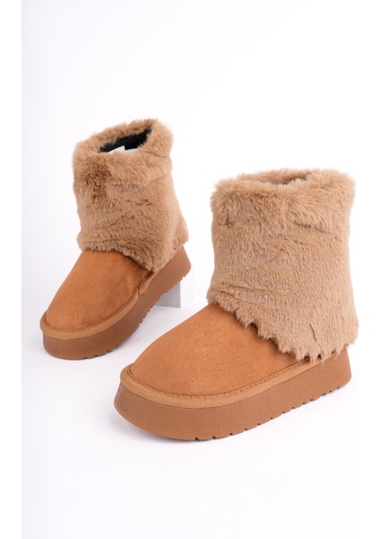 Cozy Kürklü Kalın Taban Çocuk Kışlık Mini Bot fiyatları