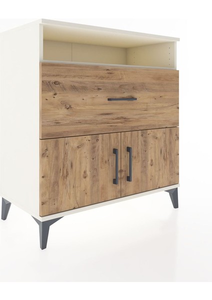 Hyperion Şifonyer Tek Raflı Tek Çekmeceli 2 Kapaklı 88X44X96 Aytaşı-Çam fiyatları