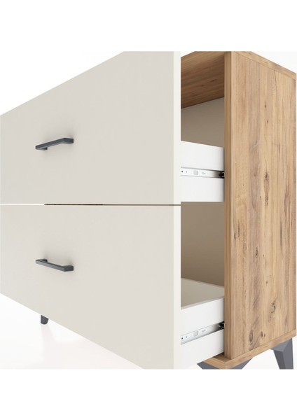 Arges Şifonyer 2 Çekmeceli 88X30X80 Çam-Aytaşı indirimleri