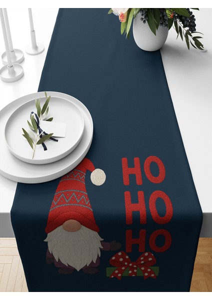 Yılbaşı Serisi 140X40 cm Dijital Baskılı Runner (Christmas Noel)