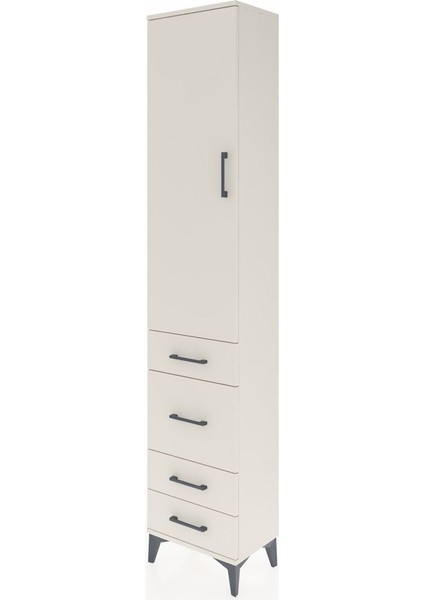 Arges Dolap 3 Raflı 4 Çekmeceli Tek Kapaklı 44X30X221 Aytaşı-Aytaşı modelleri