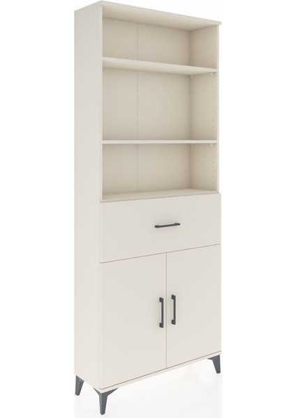 Arges Dolap 4 Raflı Tek Çekmeceli 2 Kapaklı 88X30X221 Aytaşı-Aytaşı fiyatları