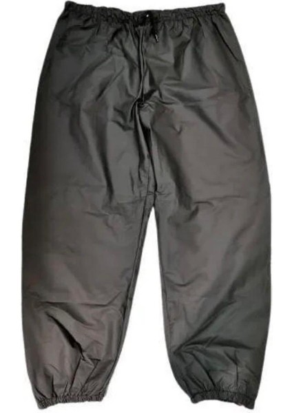 Motorcu Yağmurluk Pu Kırmızı Siyah