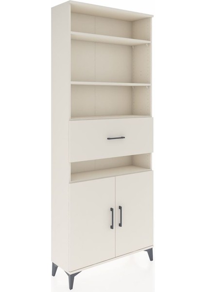 Arges Dolap 5 Raflı Tek Çekmeceli 2 Kapaklı 88X30X221 Aytaşı-Aytaşı fiyatları