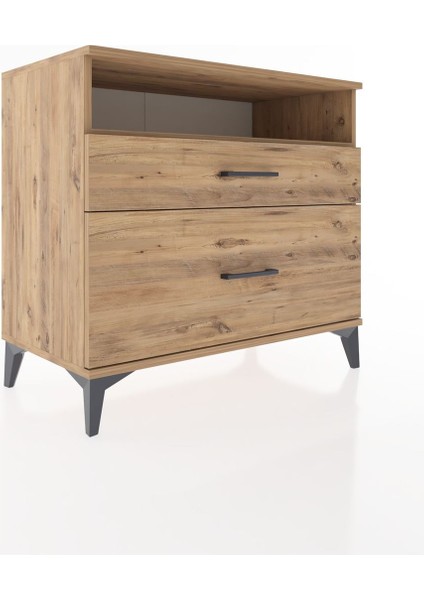 Hyperion Şifonyer Tek Raflı 2 Çekmeceli 88X44X80 Çam-Çam fiyatları