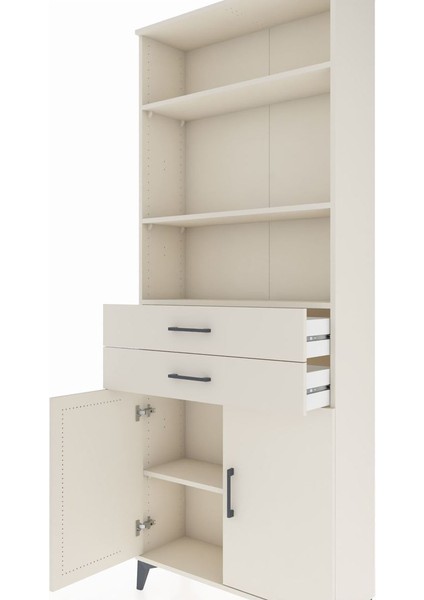 Arges Dolap 4 Raflı 2 Çekmeceli 2 Kapaklı 88X30X221 Aytaşı-Aytaşı indirimleri