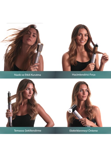 Hairmony 4606H Plus Saç Kurutma ve Şekillendirme Seti Mor indirimleri