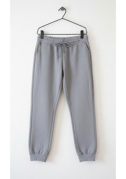 Eşofman Altı Pamuklu Slim Fit Lastikli Paça Siyah Unisex