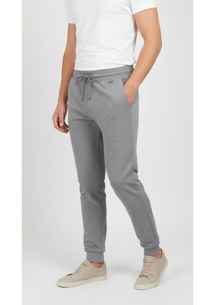 Eşofman Altı Pamuklu Slim Fit Lastikli Paça Siyah Unisex fırsatları