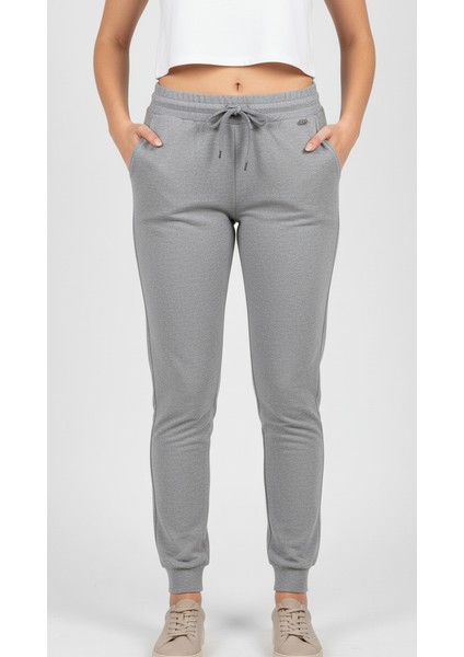 Eşofman Altı Pamuklu Slim Fit Lastikli Paça Siyah Unisex