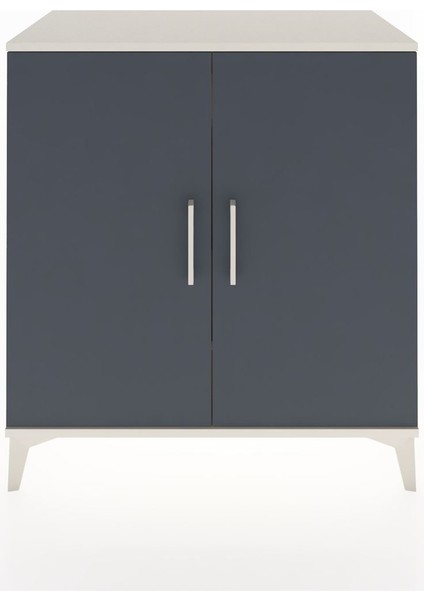 Hyperion Şifonyer 2 Raflı 2 Kapaklı 88X44X96 Aytaşı-Antrasit