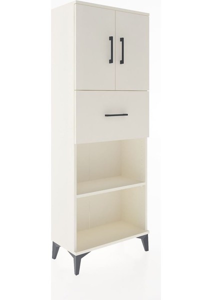 Arges Dolap 3 Raflı Tek Çekmeceli 2 Kapaklı 60X30X163 Aytaşı-Aytaşı fiyatları